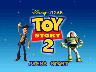 Toy Story 2 title screen for Playstation